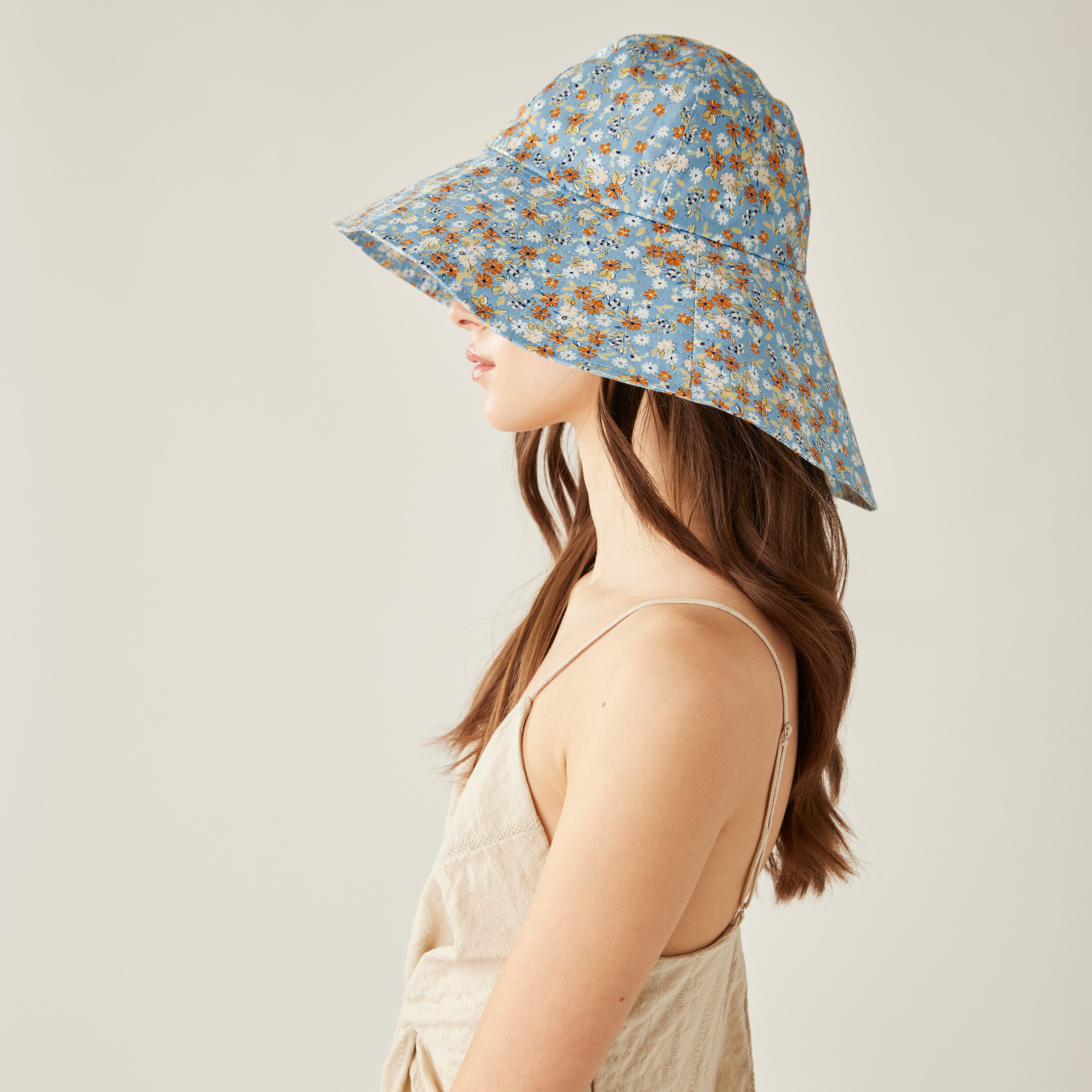 GARDENING POPLIN HAT, BLUE SKY by Love 