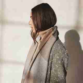 SUPER SOFT SCARF, BUFFALO CAMEL