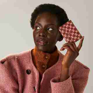SNAP CARDHOLDER, BORDEAUX GEO