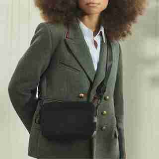 Everything Camera Crossbody Bag, Black