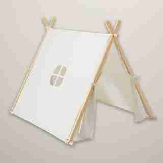 A FRAME PLAY TENT, WHITE
