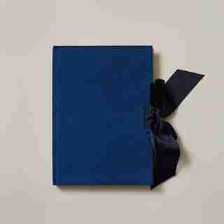 VELVET RIBBON JOURNAL, NAVY