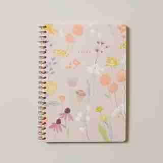 CARNET DE NOTES FORMAT A4 - FLEURS PRINTANIÈRES