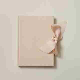 VELVET RIBBON JOURNAL, CHAMPAGNE