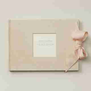 VELVET MEMORY BOOK, CHAMPAGNE