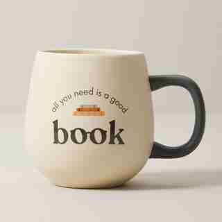 GOOD BOOK & CUP OF TEA MUG