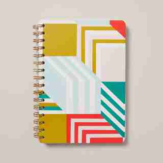 A5 SPIRAL NOTEBOOK, CANDY GEO