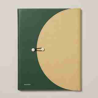 MULTI-SHAPED NOTEBOOK, DARK GREEN