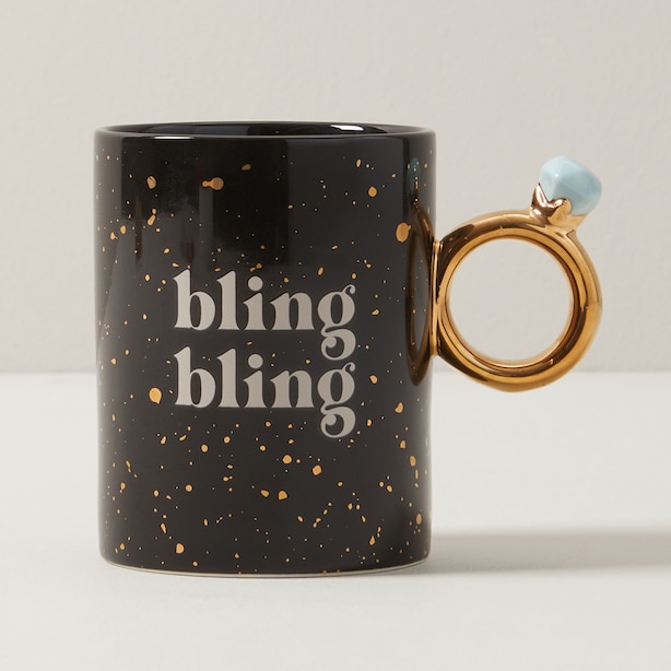 BLING BLING RING HANDLE MUG by Indigo Gifts www.chapters.indigo.ca