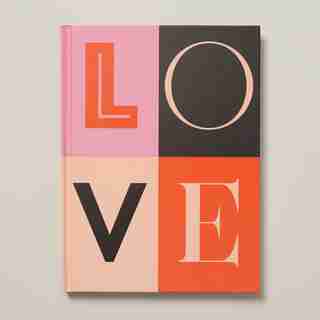 SMALL HARDCOVER JOURNAL, LOVE
