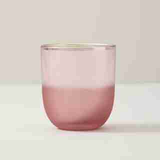 MINI MERCURY GLASS CANDLE, PINK CHAMPAGNE