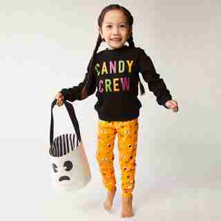 HALLOWEEN PAJAMAS CANDY CREW SIZE 8