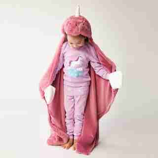 Hooded Blanket, Unicorn