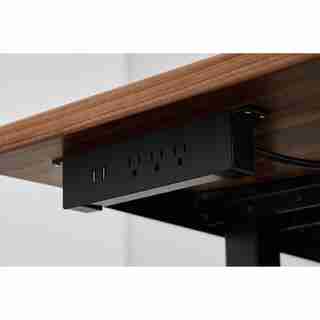 Ergonofis Under Desk Power Bar Outlet Black