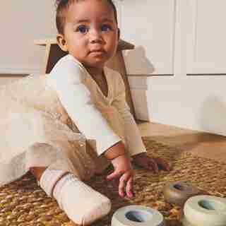 INDIGOBABY X OLIVIA ROSE TULLE OVERLAY DRESS, 12-18 MONTHS