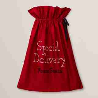 HOLIDAY SANTA SACK BAG, SPECIAL DELIVERY