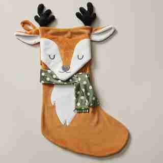 HOLIDAY CRITTER KIDS' STOCKING, REINDEER