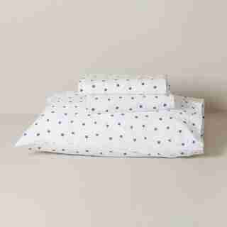 Organic Cotton Sheet Set, Twin Blue Stars