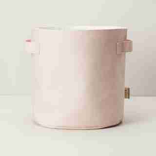 MEDIUM REVERSIBLE STORAGE BASKET, PINK