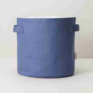 MEDIUM REVERSIBLE STORAGE BASKET, NAVY