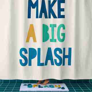 RIDEAU DE DOUCHE – MAKE A BIG SPLASH