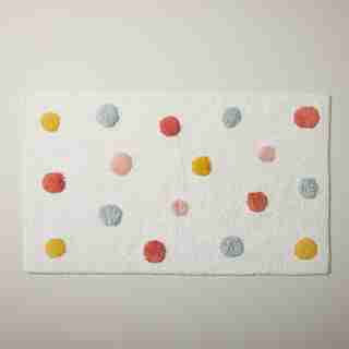TAPIS DE BAIN RECTANGULAIRE – MOTIF À POIS