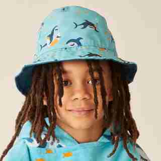 PRINTED SUN HAT, SHARK