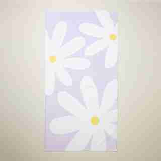 BEACH TOWEL, DAISIES