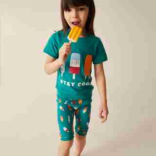 2-PIECE PAJAMA SET, STAY COOL POPSICLE SIZE 4
