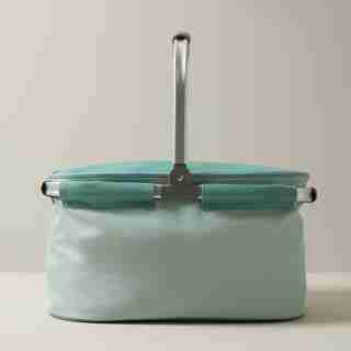 PICNIC COOLER BASKET MINT