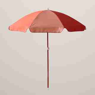 BEACH UMBRELLA RED PINK