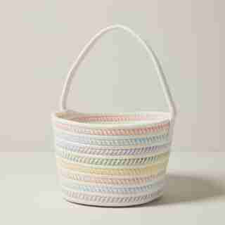 Rope Easter Basket, Pastels