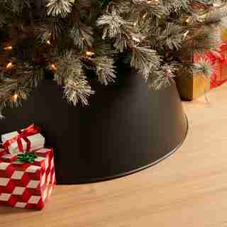 METAL TREE COLLAR, BLACK