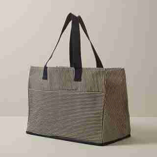 CARRY ALL TOTE NAVY STRIPE