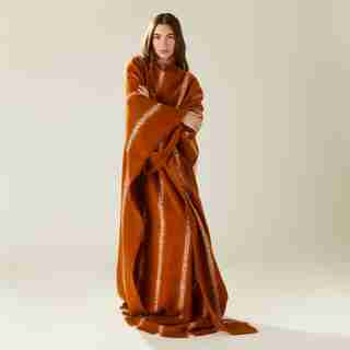 COUVERTURE PONCHO – TERRE DE SIENNE