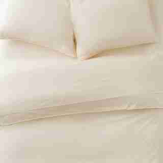 ORGANIC COTTON KING SHEET SET IVORY