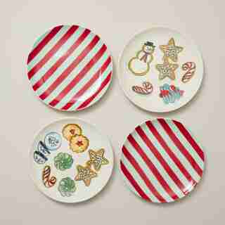 PETITES ASSIETTES PAR ABBIE ZUIDEMA (ENSEMBLE DE 4)