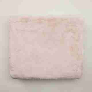FAUX FUR THROW, DUSTY ROSE