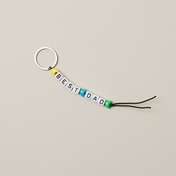 DIY ‘Best Dad’ Beaded Key Chain Kit by Indigo Gifts www.chapters