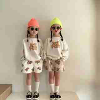 Khai Teddy Lounge Set, Baby Small (12-18 months) Oatmeal and Cream
