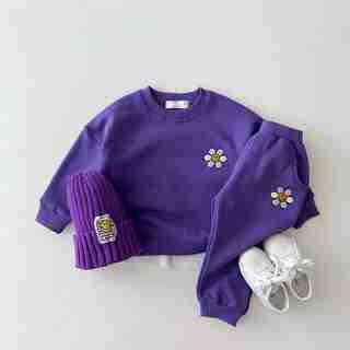 Daisy Tracksuit - XL (5Y-6Y) / Purple