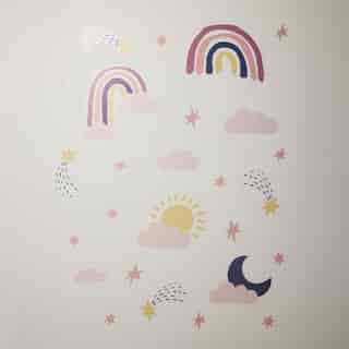 WALL DECALS, RAINBOW