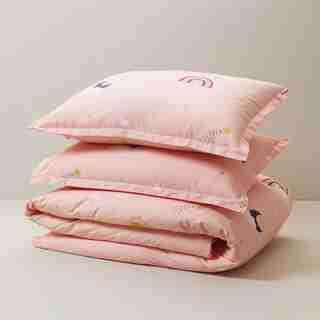 Organic Cotton Duvet Cover, Full/Queen Rainbow