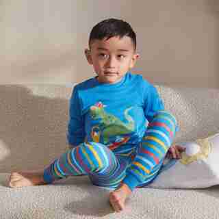 Skateboard Dinosaur PJs, Size 6