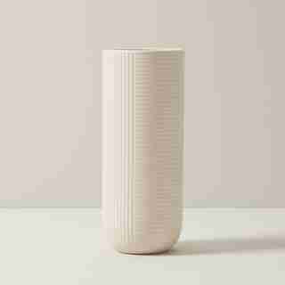 SMALL ARCH VASE, BISQUE