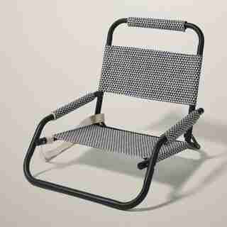 Oui Beach Chair Pirate Black