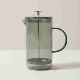 CAFETIÈRE À PISTON EN VERRE BOROSILICATÉ – FUMÉ