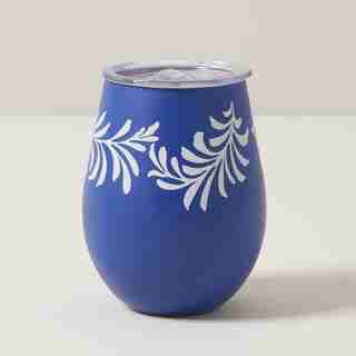 INSULATED TUMBLER, LEAF PRINT