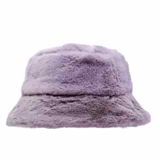 Furry Friend Bucket Hat Lilac