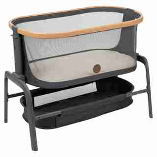 Iora Bedside Bassinet, Essential Graphite